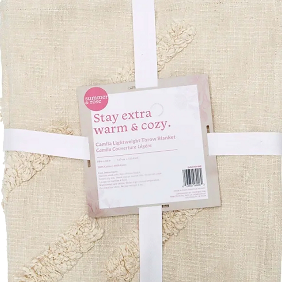 Camila Lightweight Throw Blanket