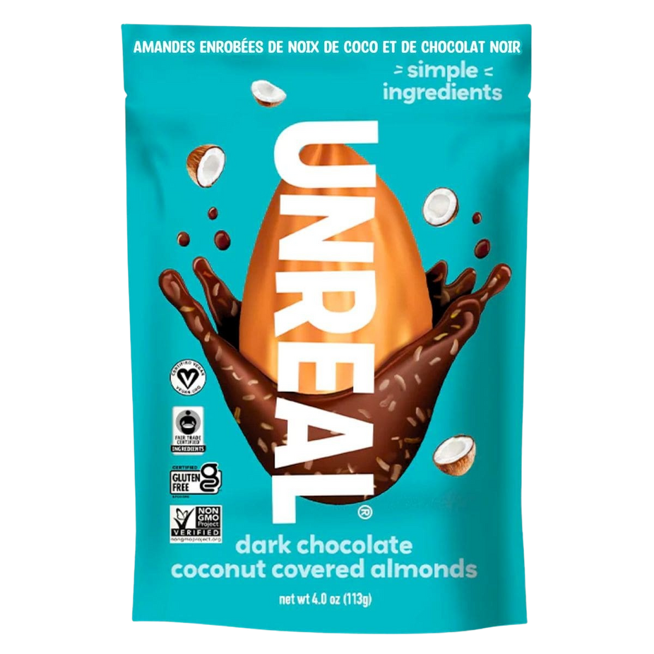 Dark Chocolate Coconut Covered Almonds