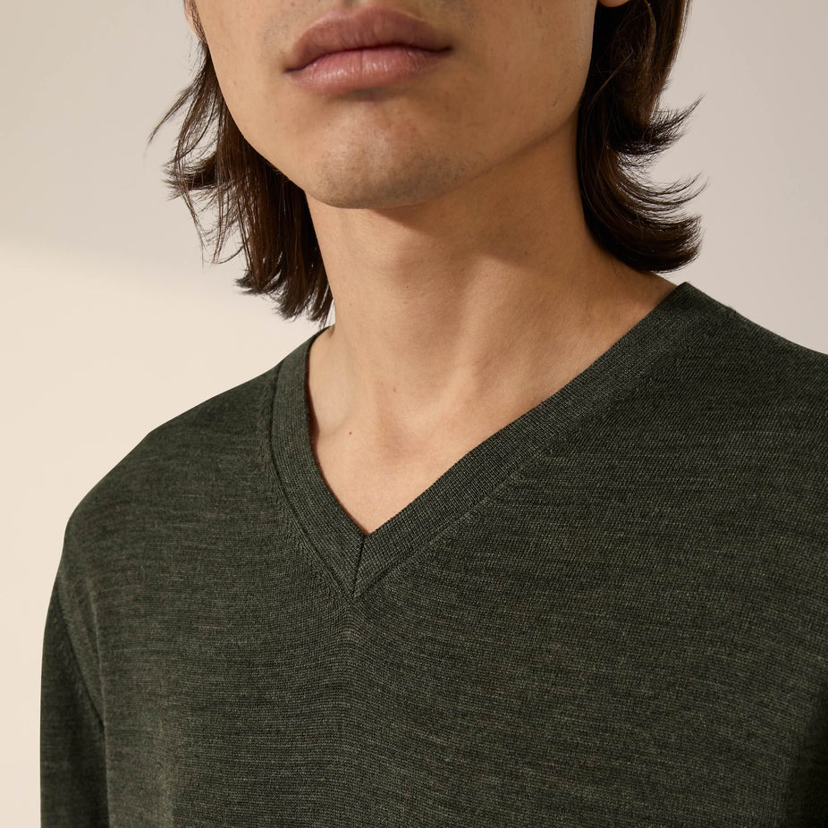 Cole Merino Lightweight V-Neck Sweater