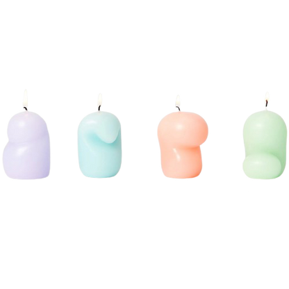 Mini Goober Candles (Set of 4)