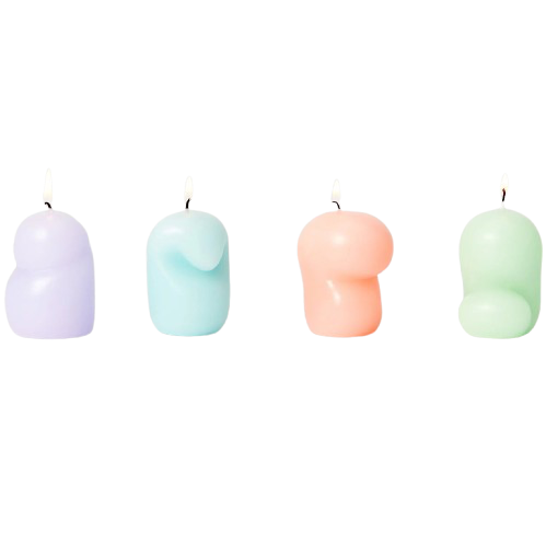 Mini Goober Candles (Set of 4)