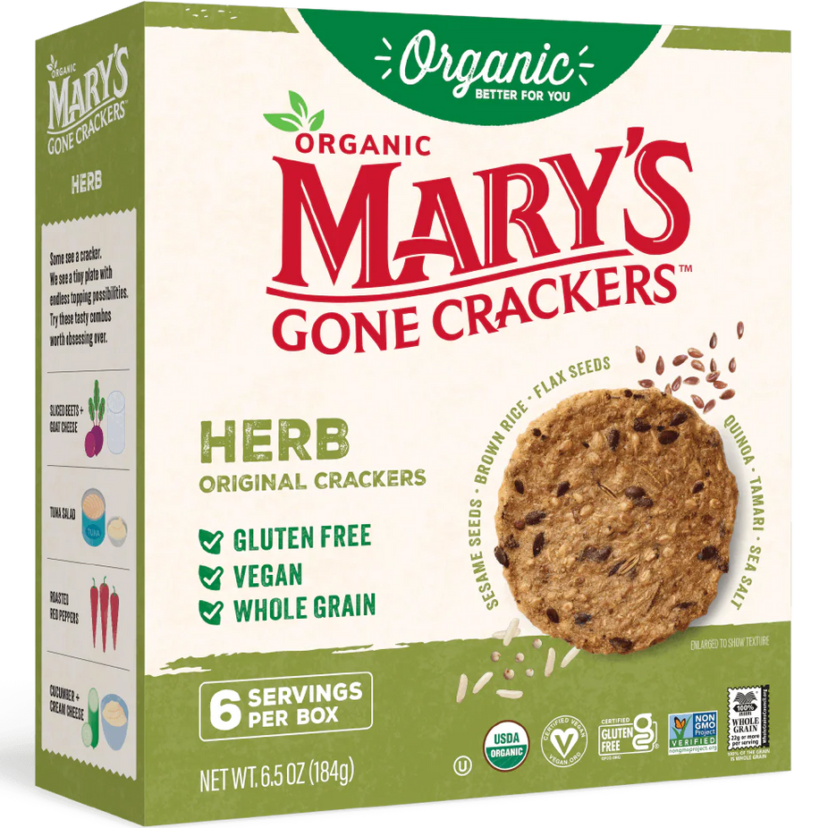 Gluten Free Herb Crackers