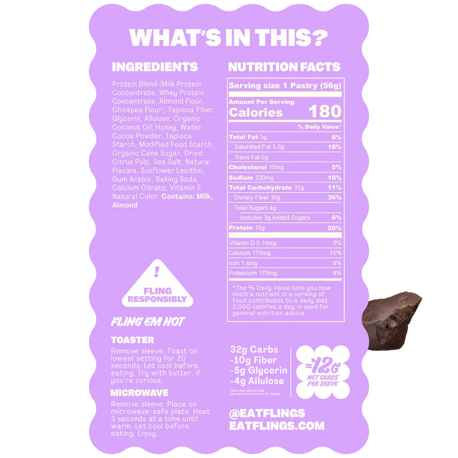 Protein Hot Chocolate Toaster Pastries