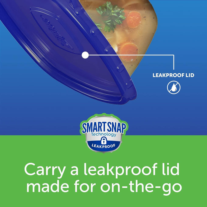 Smartsnap 2 Rectangle Containers 1.5 QTs