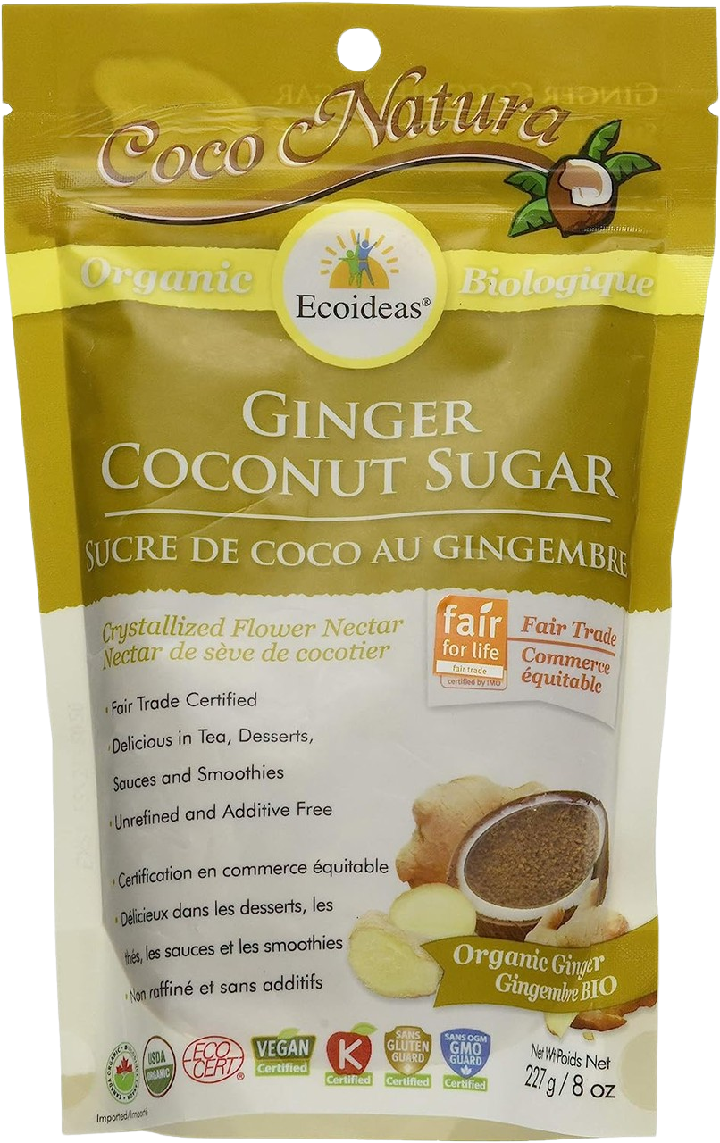 Ecoideas Organic Fair Trade Ginger Coconut Sugar – Martie