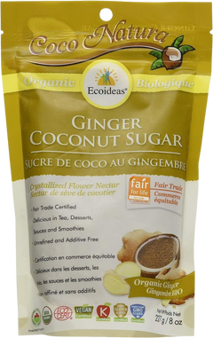 Organic Fair Trade Ginger Coconut Sugar