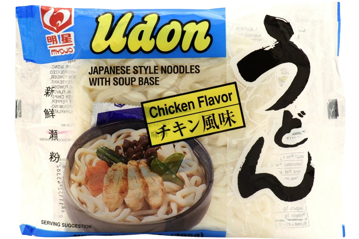 Chicken Flavor Japanese Style Udon Noodle Soup