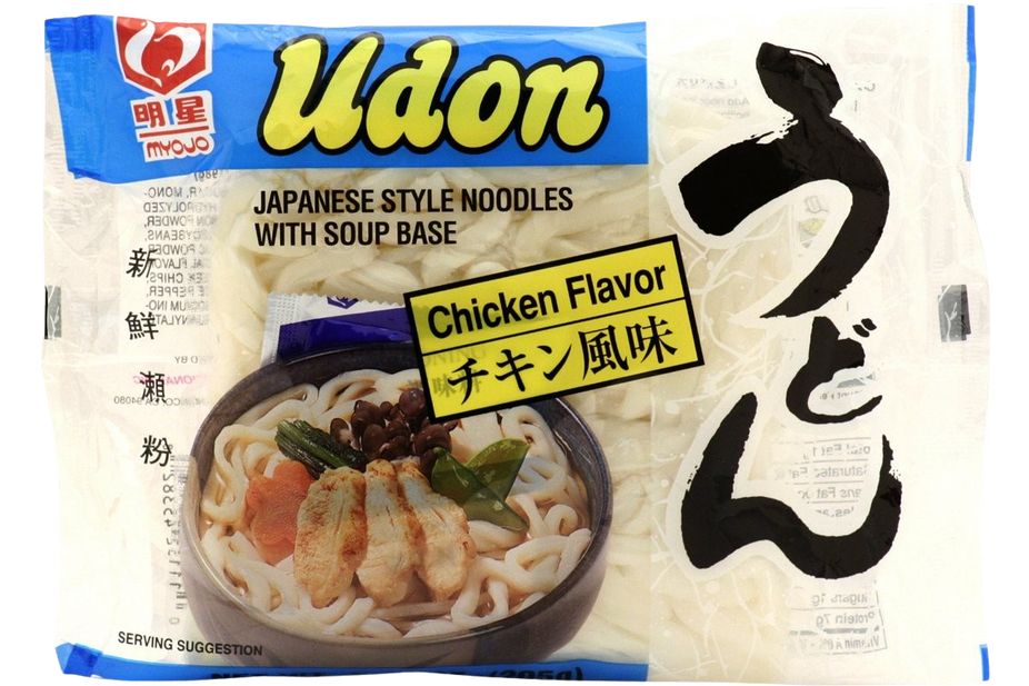 Chicken Flavor Japanese Style Udon Noodle Soup