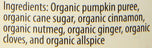 Organic Pumpkin Pie Mix