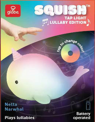 LED Narwhal Rechargeable Silicone Clip-on Kids Night Light