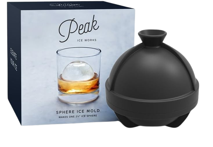 Peak Single Sphere Mold - Charcoal
