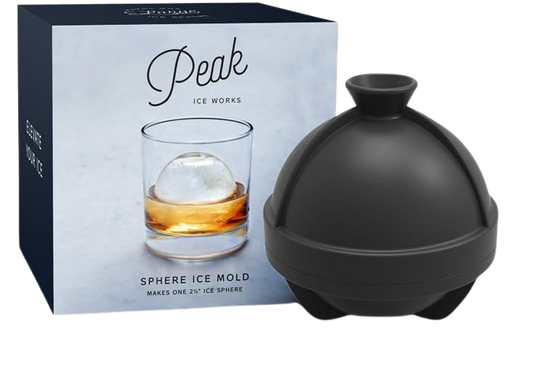 Peak Single Sphere Mold - Charcoal