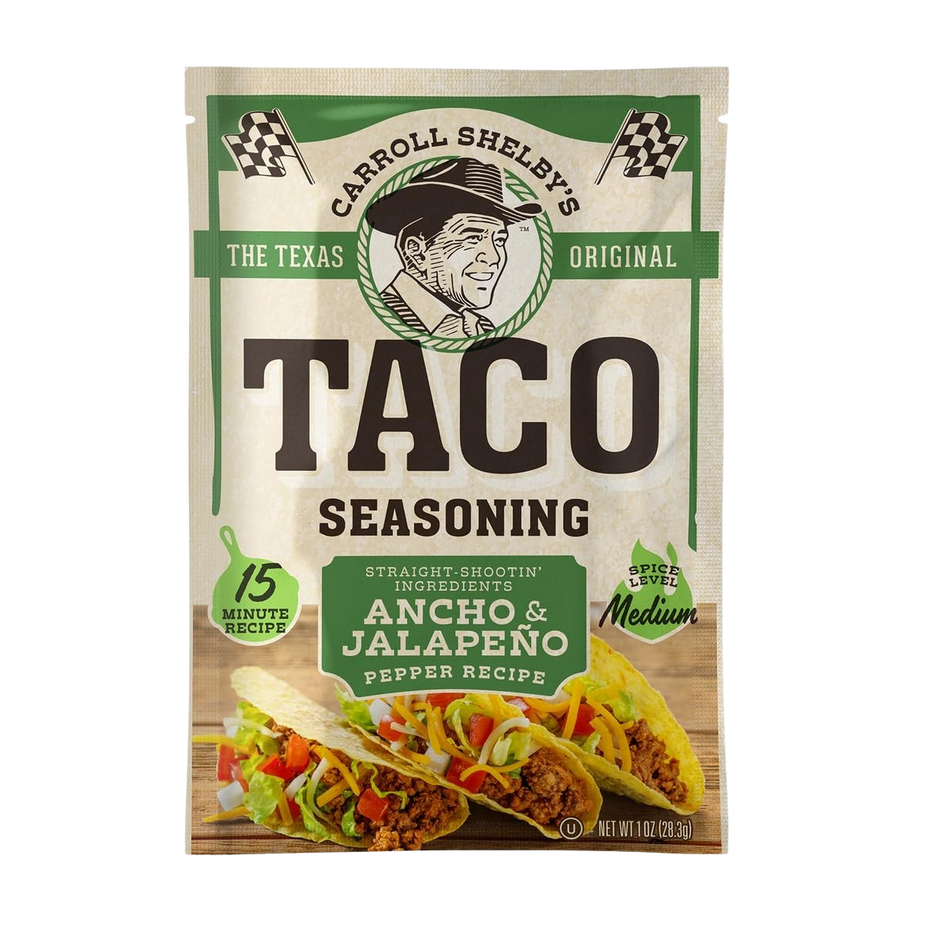 Ancho and Jalapeno Medium Taco Seasoning (12 Pack)