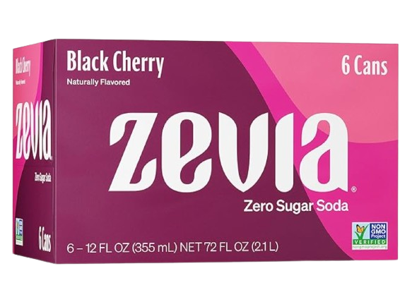 Black Cherry Zero Sugar Soda (6 Pack)