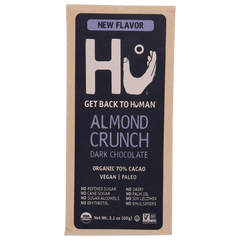 Almond Crunch Dark Chocolate Bar
