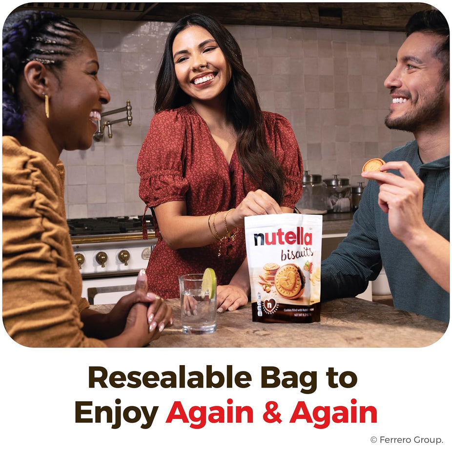 Hazelnut Spread Sandwich Cookies With Cocoa