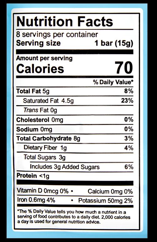 Dark Chocolate Coconut Bar (12 CT)