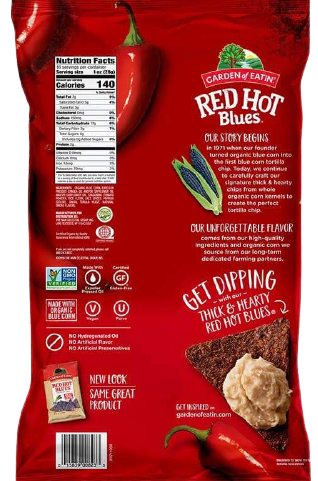 Red Hot Tortilla Chip