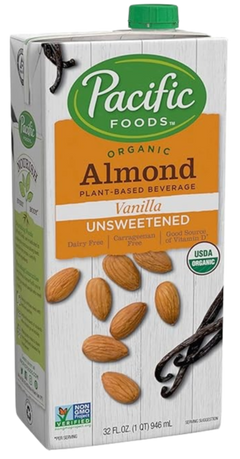 Organic Unsweetened Vanilla Almond Beverage