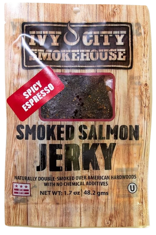 Spicy Espresso Salmon Jerky