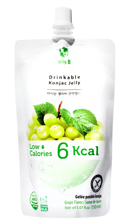 Low Calorie Drinkable Konjac Jelly - Muscat Grape (3 Pack)