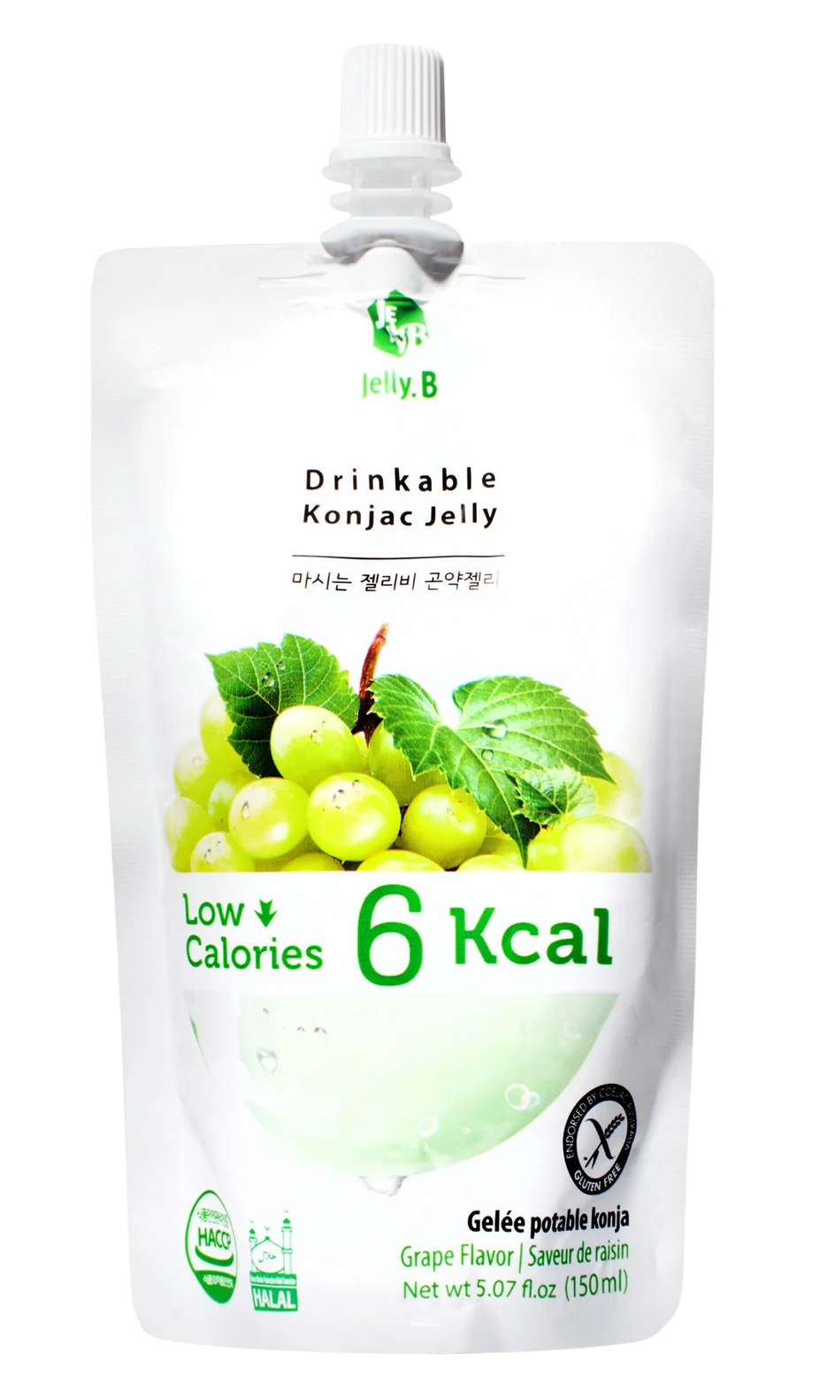 Low Calorie Drinkable Konjac Jelly - Muscat Grape (3 Pack)