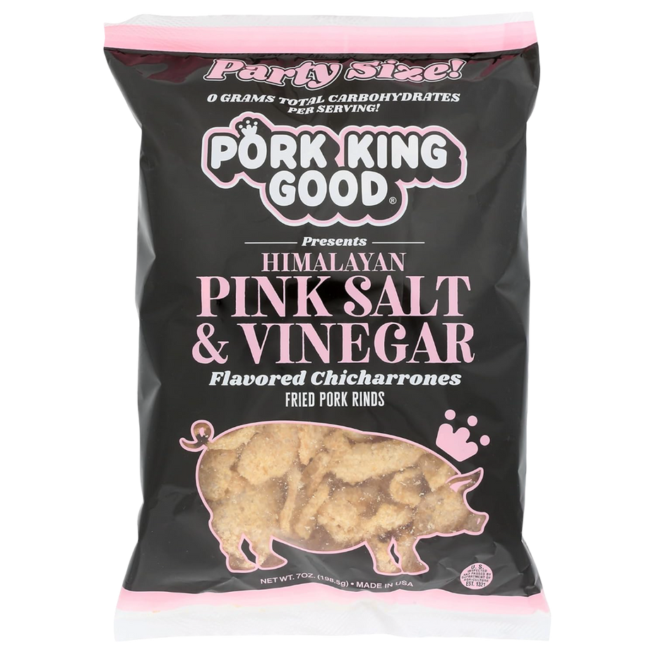Himalayan Pink Salt & Vinegar Fried Pork Rinds