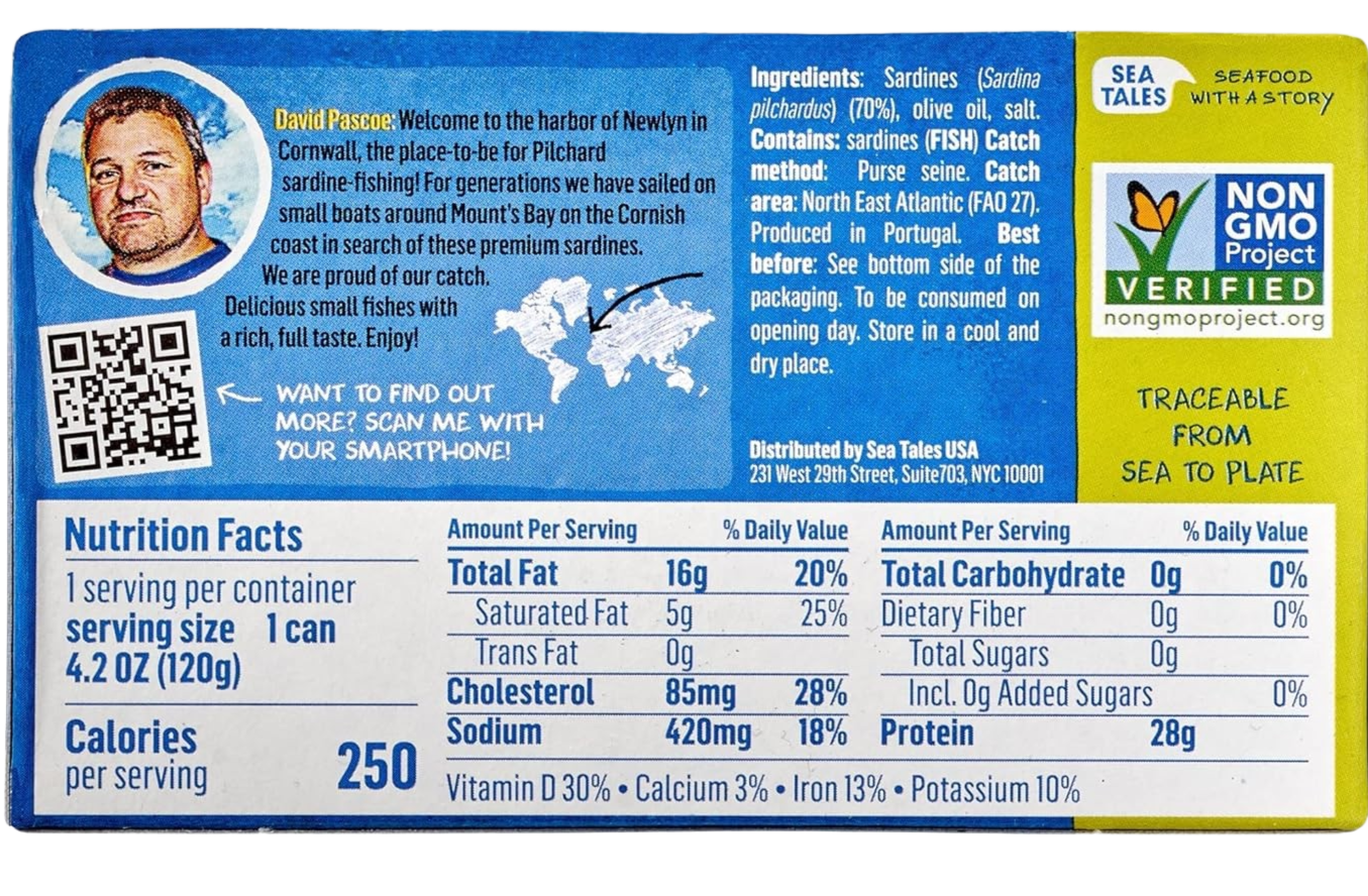 Sardines in Olive Oil MSC (12 Pack)