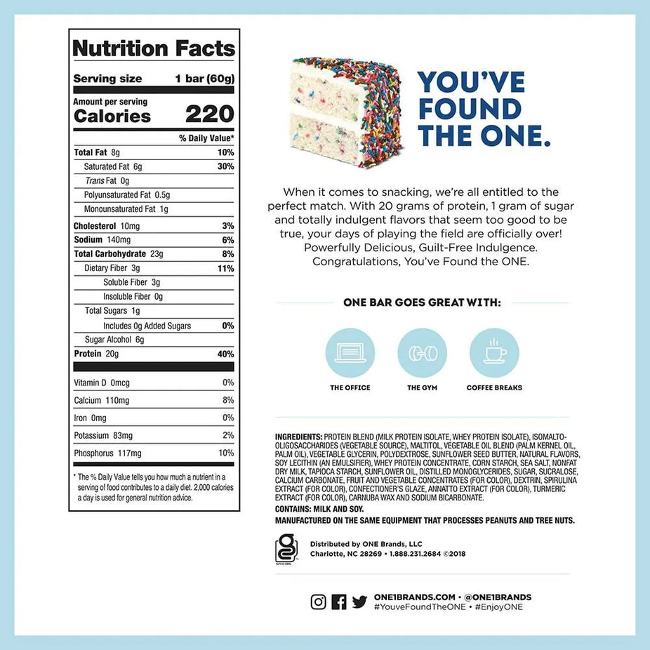 Birthday Cake Protein Bar (12 CT)
