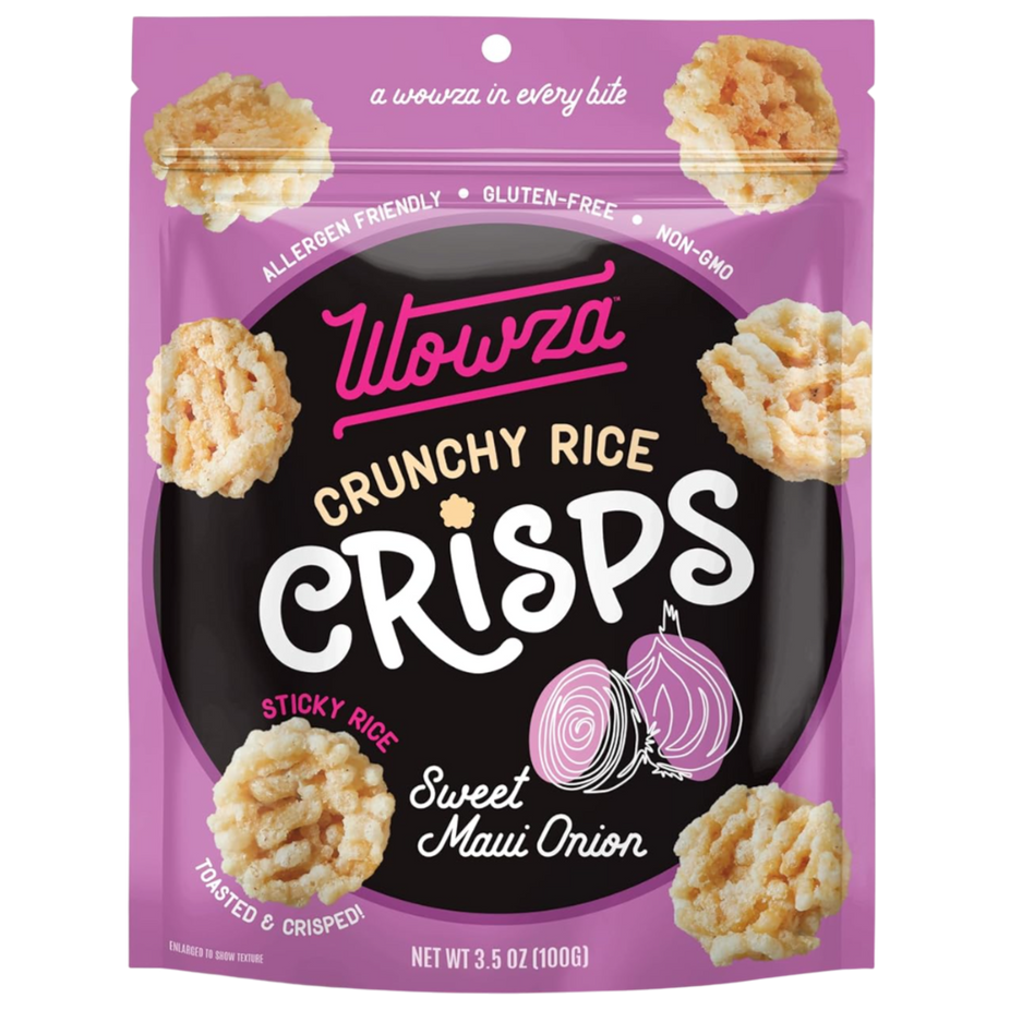 Sweet Maui Onion Crunchy Rice Crisps