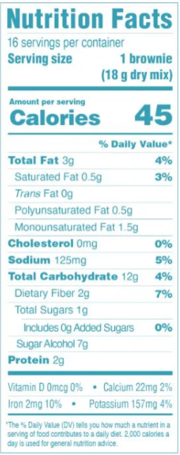 Low Carb Brownie Mix