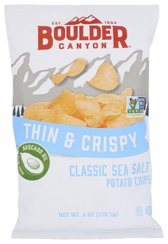 Avocado Oil Thin & Crispy Potato Chips Classic Sea Salt