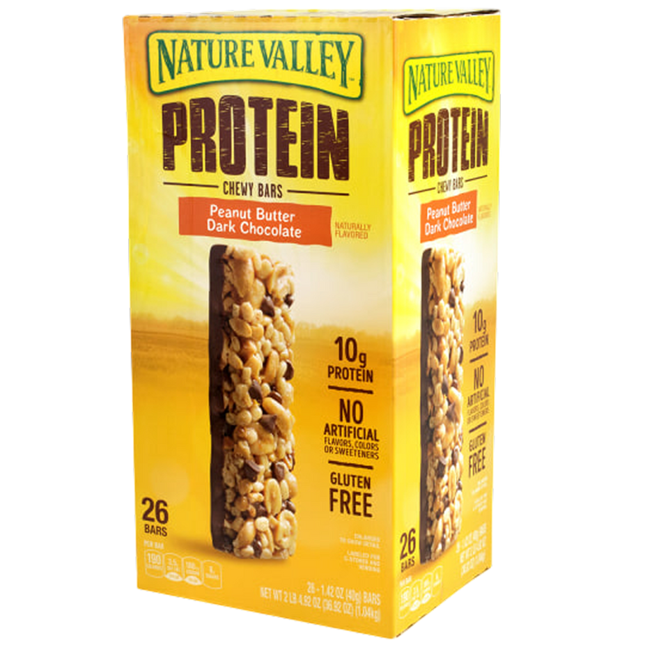 Protein Chewy Bars Peanut Butter Dark Chocolate ( 26 CT)
