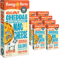 Goat Cheddar with Fun Shapes Mac & Cheese (8 Pack)