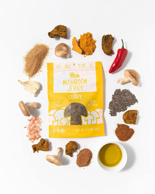 Mushroom Jerky - Curry