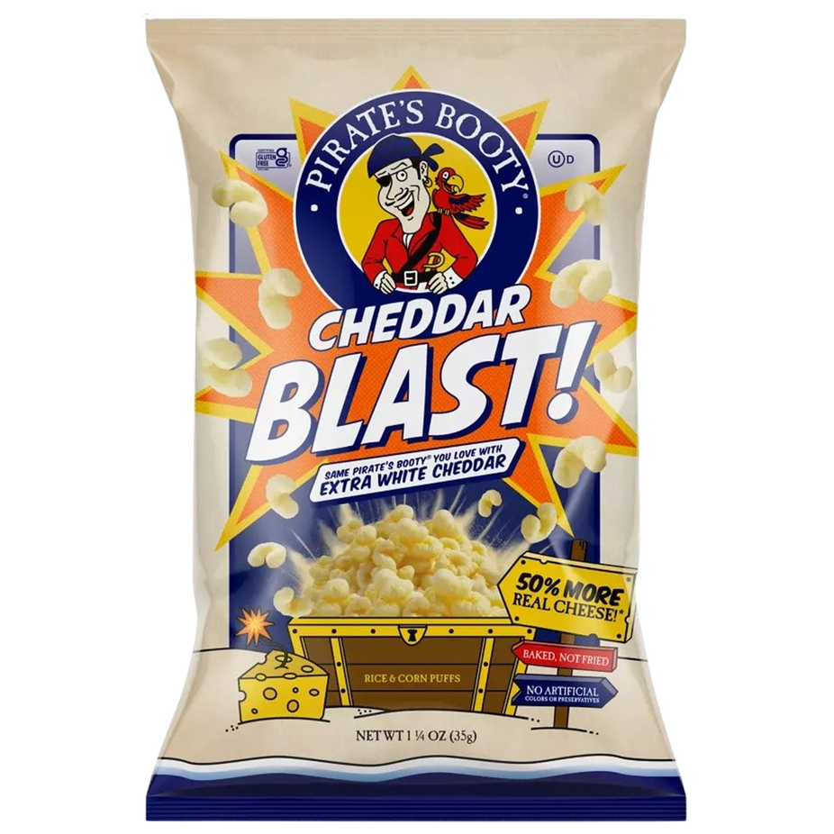 Cheddar Blast Rice And Corn Puffs (12 Pack)