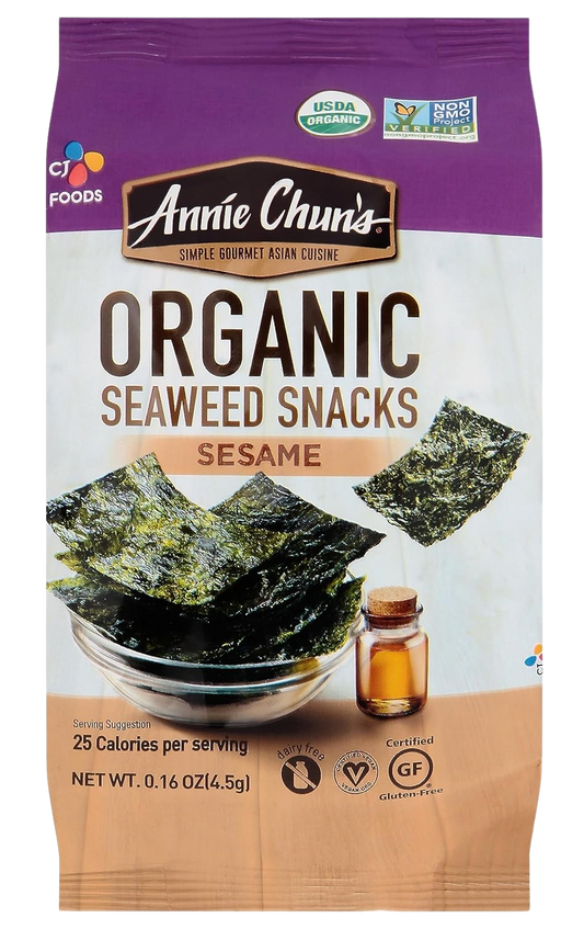 Organic Sesame Seaweed (6 Pack)