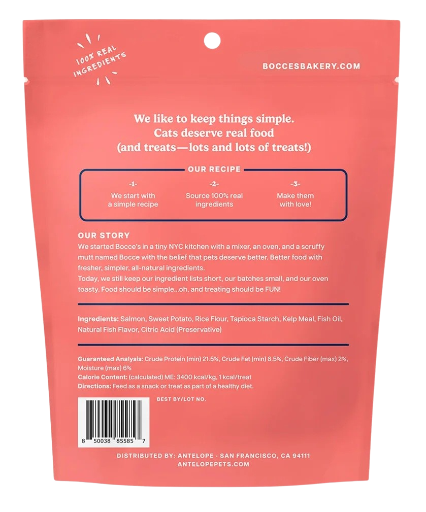 Salmon & Seaweed Crunchy Chewy Cat Treats