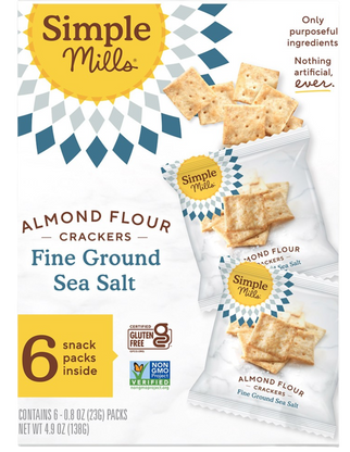 Sea Salt Almond Flour Crackers (6 CT)