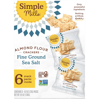 Sea Salt Almond Flour Crackers (6 CT)