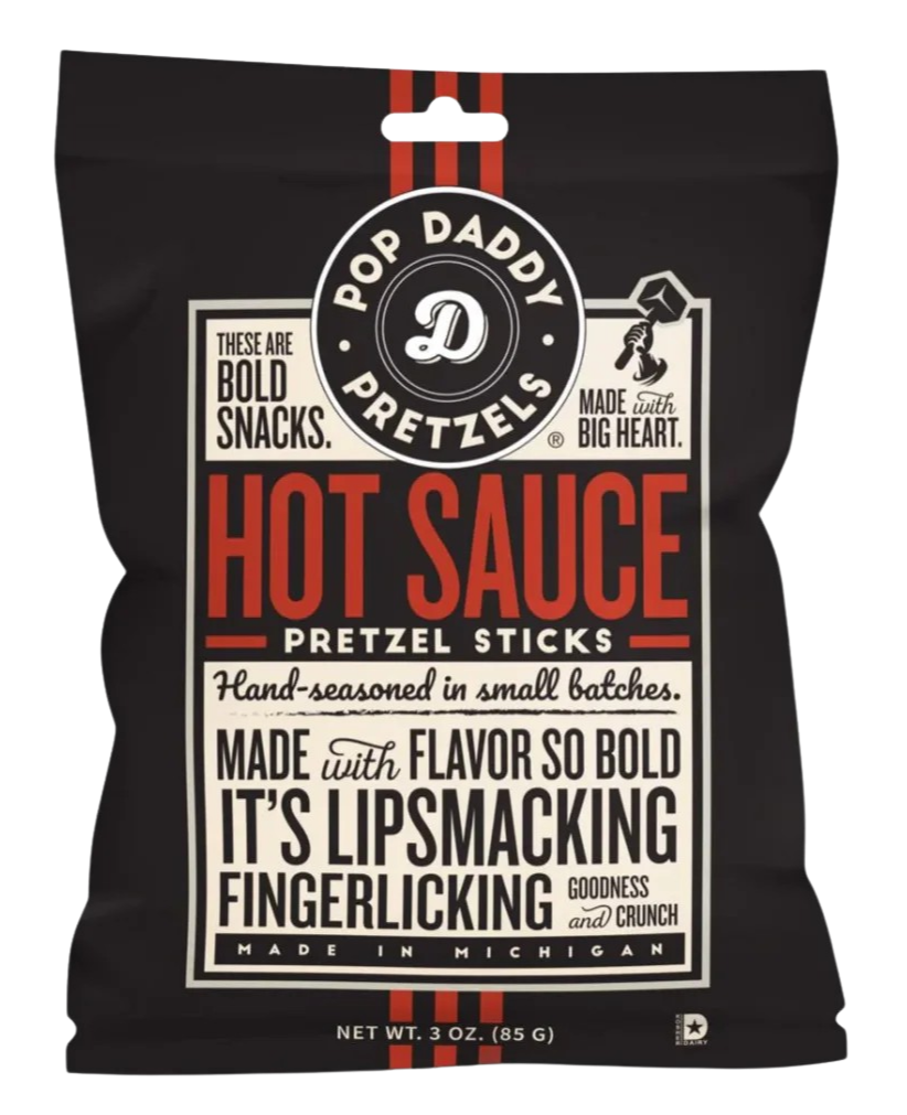 Hot Sauce Pretzel Sticks