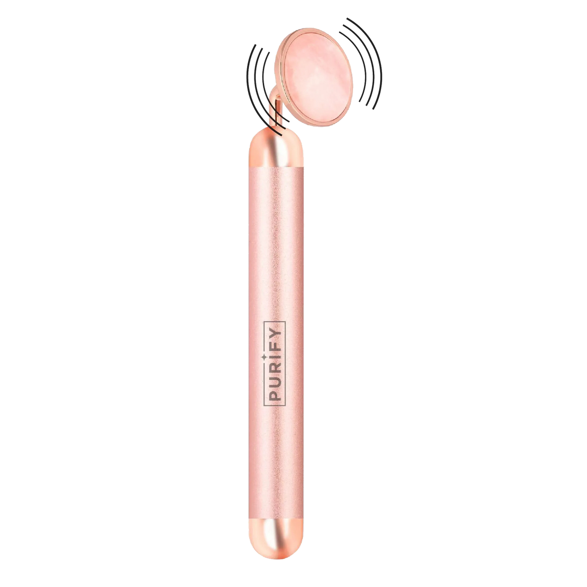 Purify Rose Quartz Vibrating Facial Roller  Martie