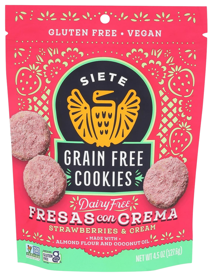 Fresas Con Crema Grain Free Cookies