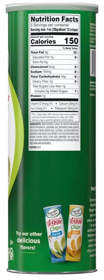 Sour Cream And Onion Garden Veggie Chips