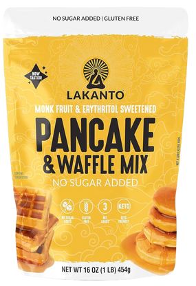 Monk Fruit & Erythritol Sweetened Pancake & Waffle Mix