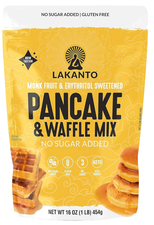 Monk Fruit & Erythritol Sweetened Pancake & Waffle Mix