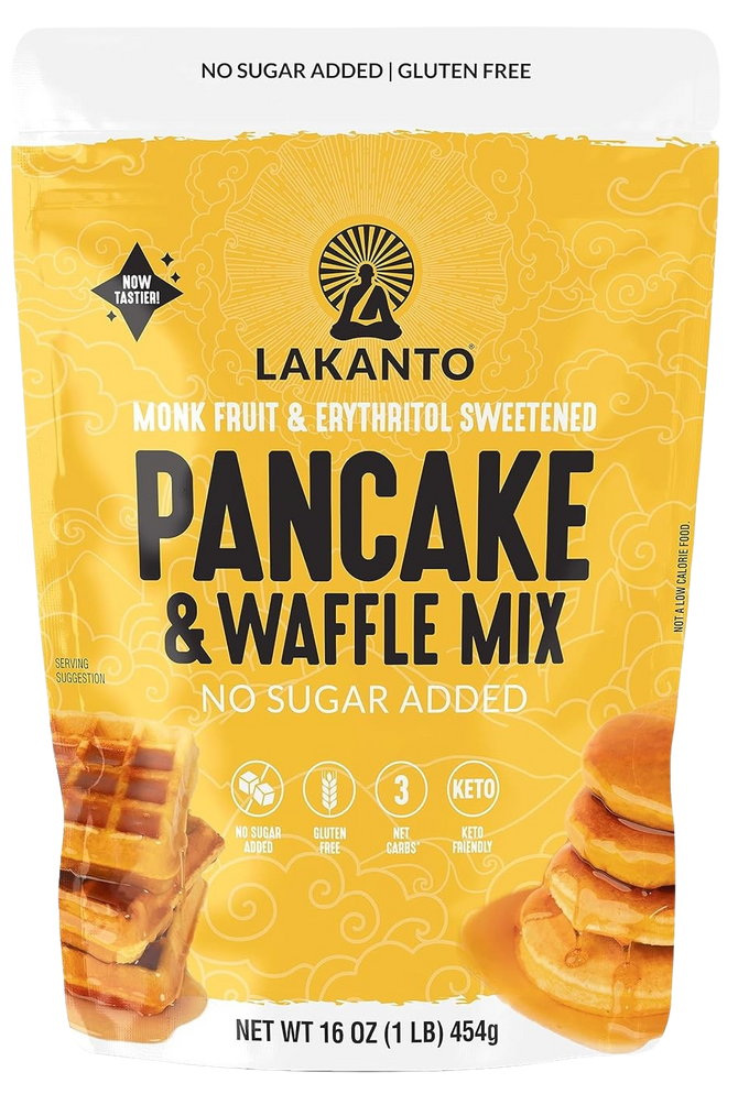 Monk Fruit & Erythritol Sweetened Pancake & Waffle Mix