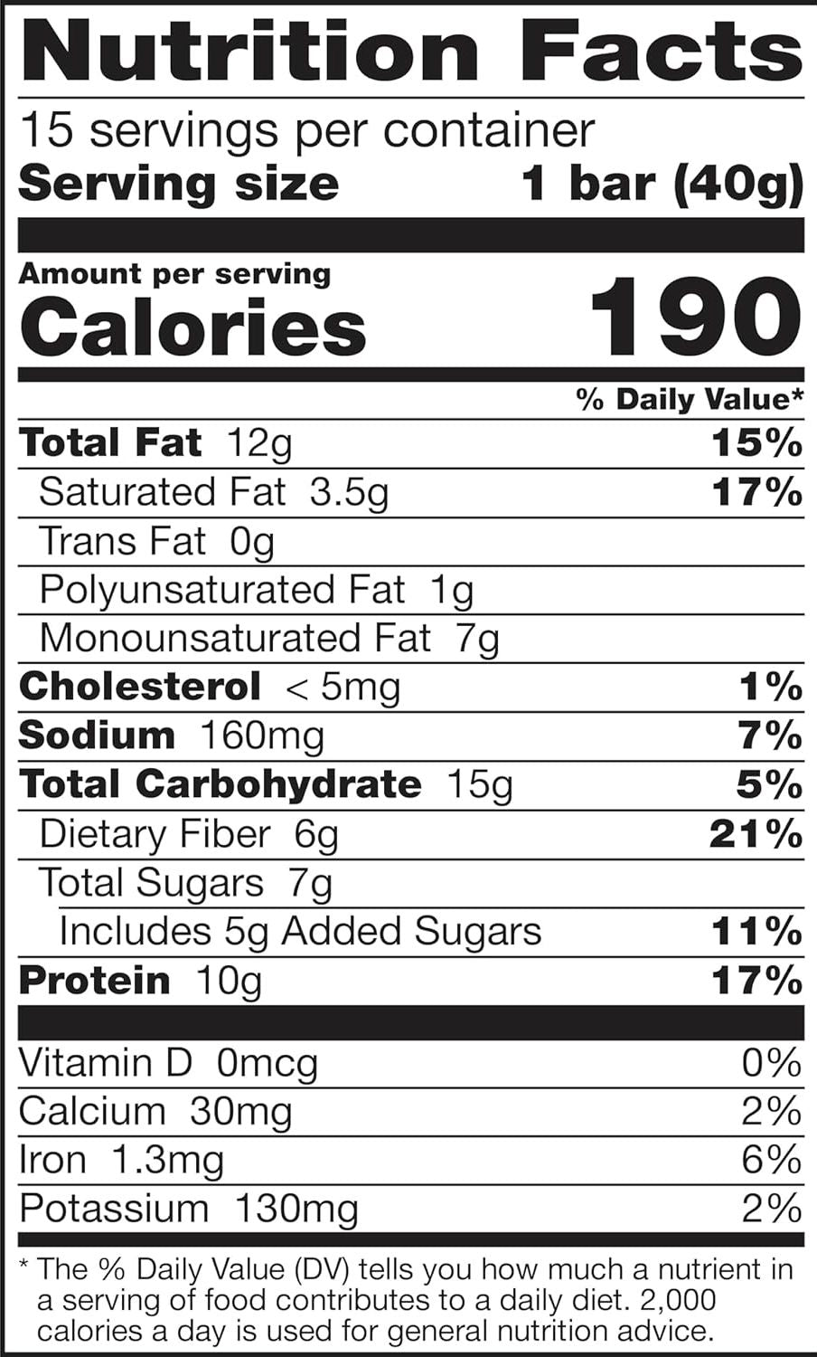 Protein Chewy Bars Family Pack - Peanut Butter Dark Chocolate (15 CT)