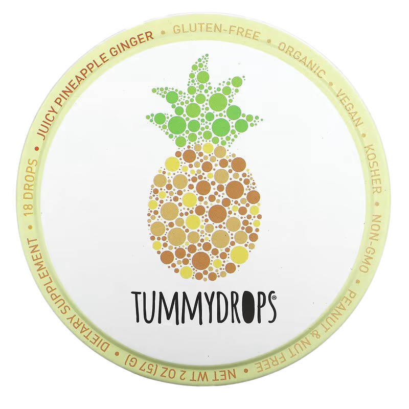 Organic Juicy Pineapple Ginger Drops