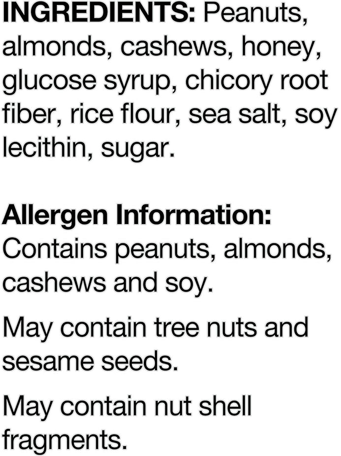 Honey Roasted Nuts & Sea Salt Bar (12 CT)